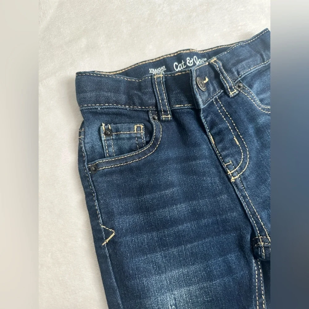 Kids Adjustable Waist Stretch Skinny Jeans - Cat & Jack Kids Size 18M